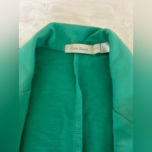 Costa Blanca Green Cardigan - Picture 2 of 3